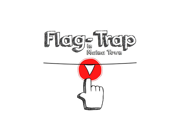 Game art and portfolio cover for Flag Trap (Android).